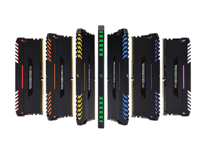 CORSAIR Vengeance RGB DRAM 16GB (2 x 8GB) DDR4 3000 (PC4-24000) C15 - Intel 100/200 Series Desktop Memory - CMR16GX4M2C3000C15